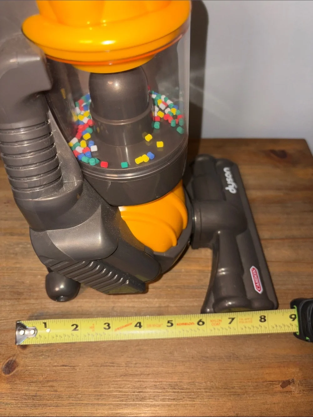 Dyson Kids Toy Vacuum in Yellow, Gray and Red